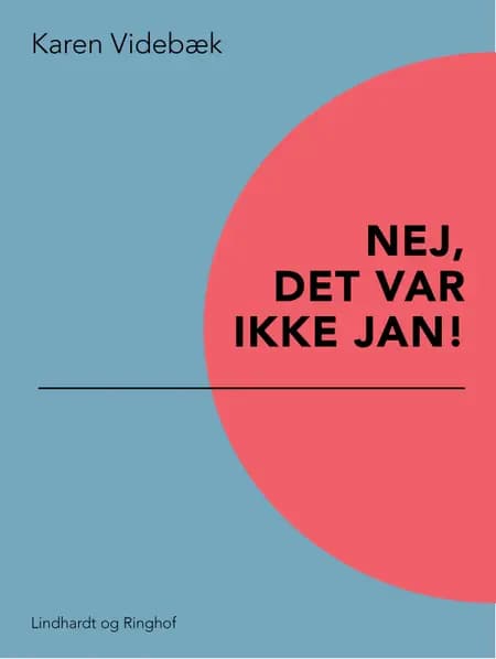 Nej, det var ikke Jan! af Karen Videbæk