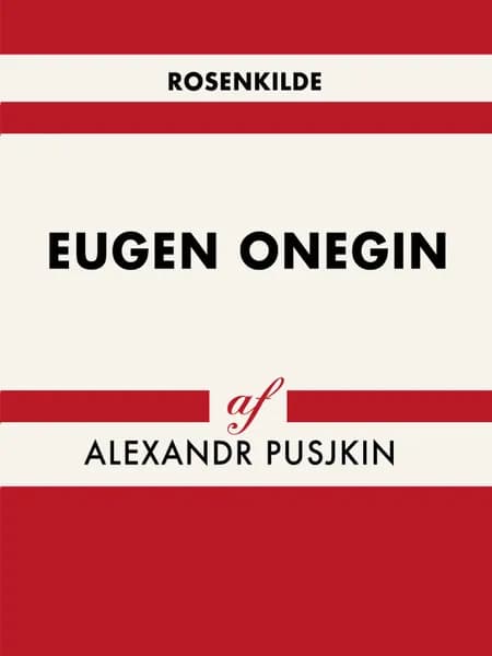 Eugen Onegin af Aleksandr Pusjkin