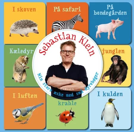 Min store æske med små dyrebøger af Sebastian Klein