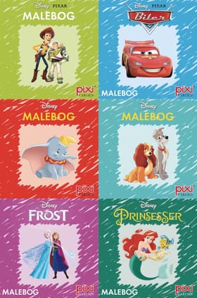 Krea Pixi®-serie 3: Disney-malebøger (kolli 48) af Disney