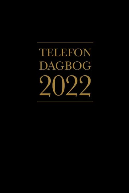 Telefondagbog 2022 af Lindhardt