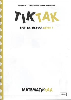 Matematiktak for tiende klasse af John Frentz