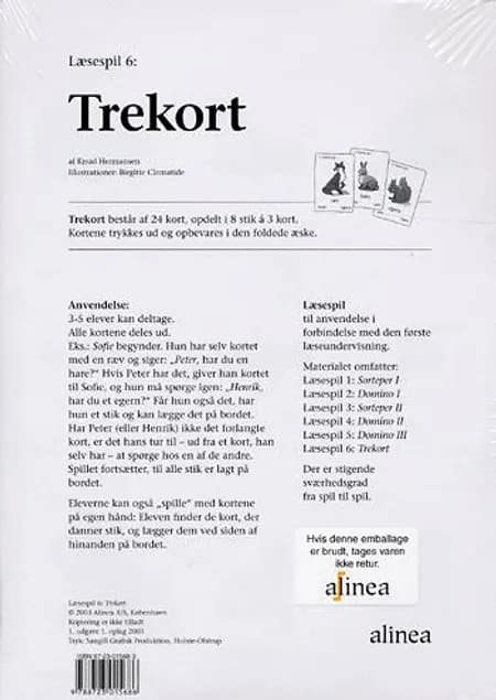 Læsespil 6, Trekort af Knud Hermansen