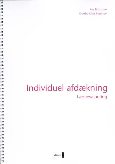 Individuel afdækning af Ina Borstrøm