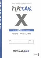 Matematik-Tak 8. kl. X-serien, Potens, kvadrattal
