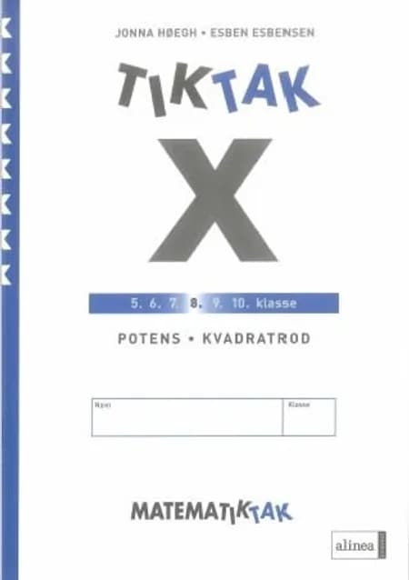 Matematiktak for ottende klasse 
