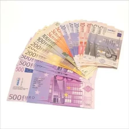 Konkrete materialer, Eurosedler 