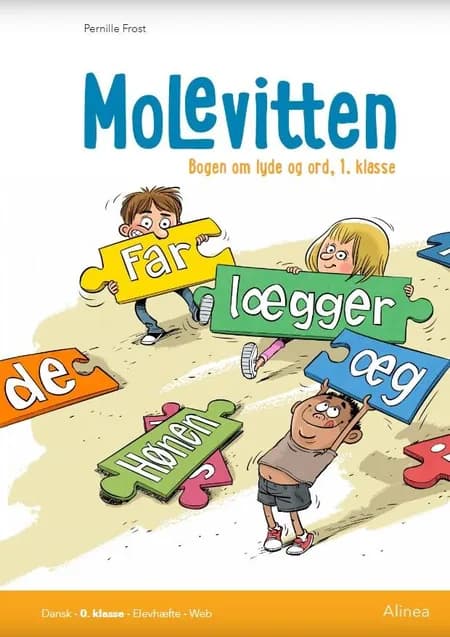 Molevitten, 1. kl., Bogen om lyde og ord, Elevhæfte/Web af Pernille Frost