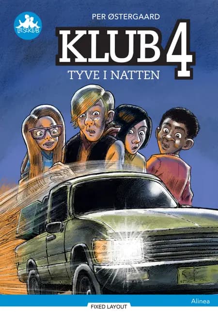 Klub 4 - Tyve i natten, Blå Læseklub af Per Østergaard