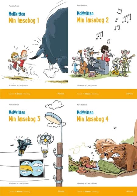 Molevitten, Min læsebog 1-4 af Pernille Frost