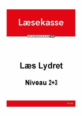 Læsekasse fra Læs Lydret niveau 2+3 af .