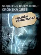 Postrån förra seklet