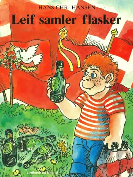 Leif samler flasker af Hans Christian Hansen