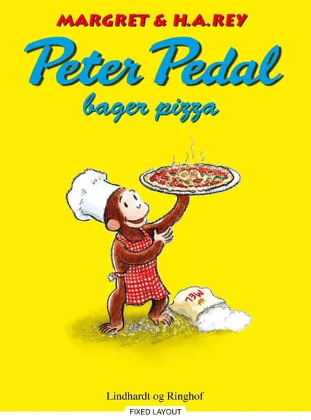 Peter Pedal bager pizza af H.A. Rey