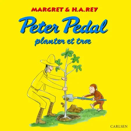 Peter Pedal planter et træ af Margret Rey