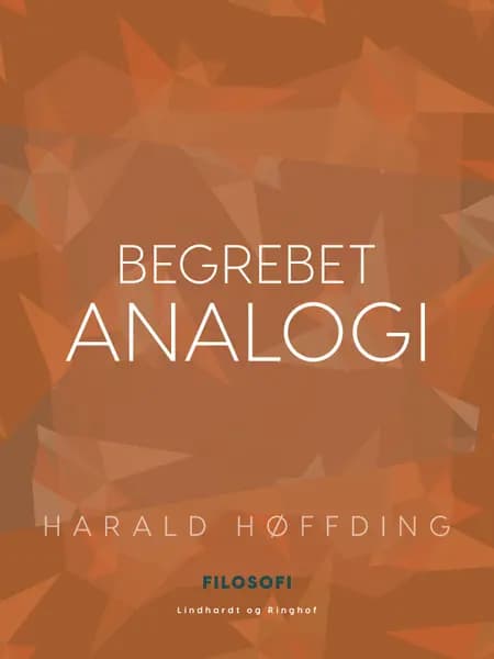 Begrebet analogi af Harald Høffding