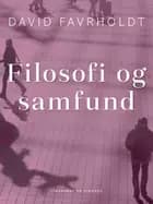 Filosofi og samfund