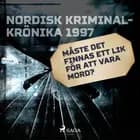 Måste det finnas ett lik för att vara mord? 