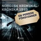 En person försvinner