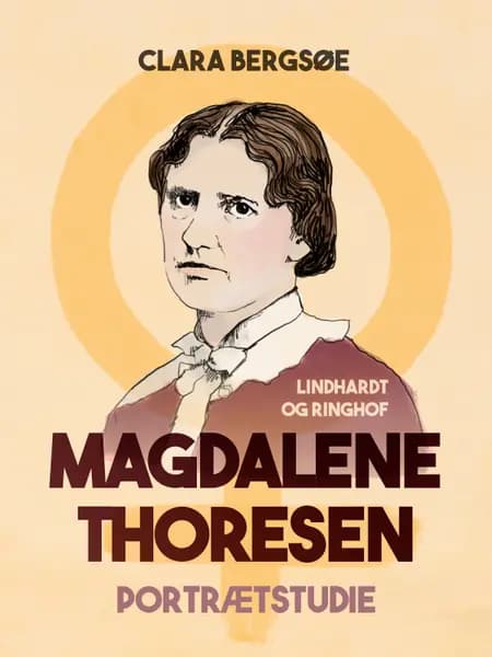Magdalene Thoresen. Portrætstudie af Clara Bergsøe