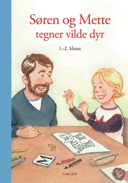 Søren og Mette tegner vilde dyr af Kirsten Koch Jensen