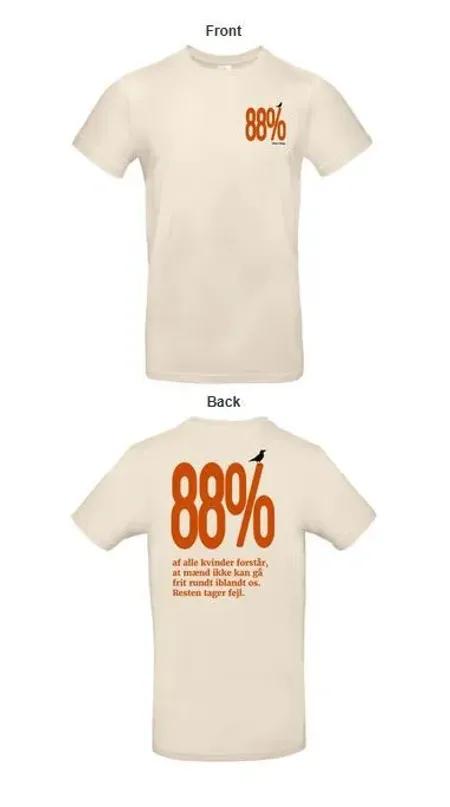 88% t-shirt str. S af Maren Uthaug