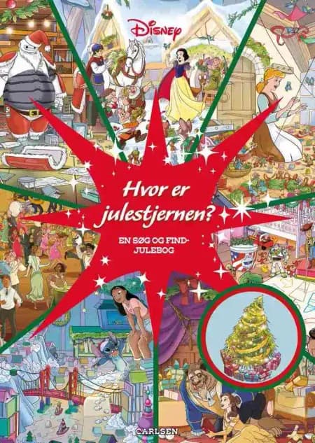 Hvor er Julestjernen? En søg og find-julebog af Disney