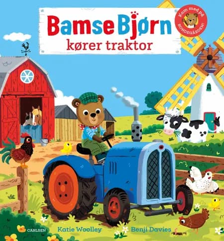 Bamse Bjørn kører traktor af Katie Woolley