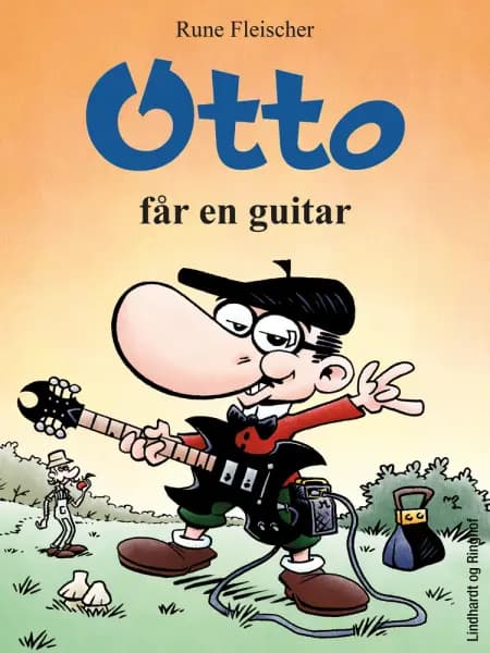 Otto får en guitar af Rune Fleischer