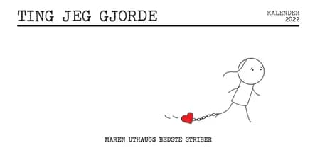 Ting jeg gjorde - kalender 2022 af Maren Uthaug