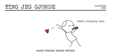 Ting jeg gjorde - kalender 2024 af Maren Uthaug