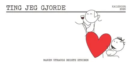 Ting jeg gjorde - kalender 2026 af Maren Uthaug