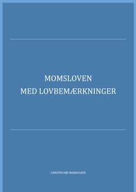 Momsloven 2018 af Carsten Høj Rasmussen