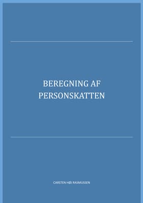 Beregning af personskatten af Carsten Høj Rasmussen
