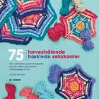 75 farvestrålende hæklede sekskanter