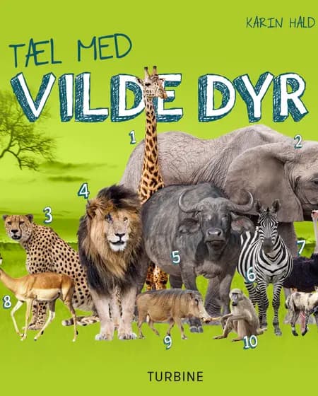 Tæl med vilde dyr af Karin Hald