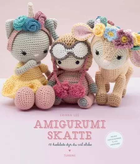 Amigurumiskatte af Erinna Lee