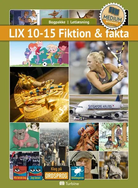 LIX 10-15 Fiktion & fakta (MEDIUM 20 bøger) af letlæsning