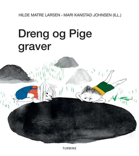 Dreng og Pige graver af Hilde Matre Larsen