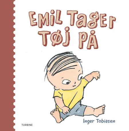 Emil tager tøj på af Inger Tobiasen