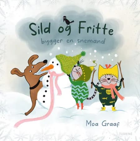 Sild og Fritte bygger en snemand af Moa Graaf