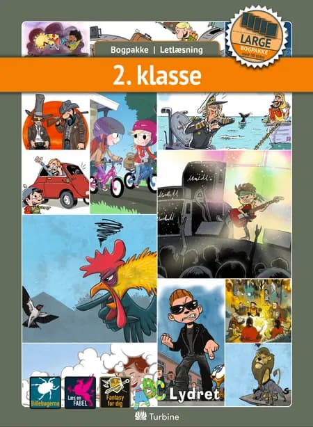 2. klasse-kassen (LARGE 30 bøger) af Bogpakke