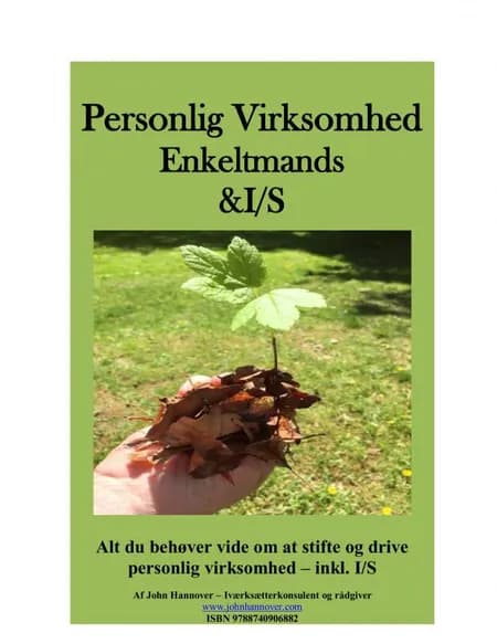 Personlig virksomhed - Enkeltmands & I/S af John Hannover