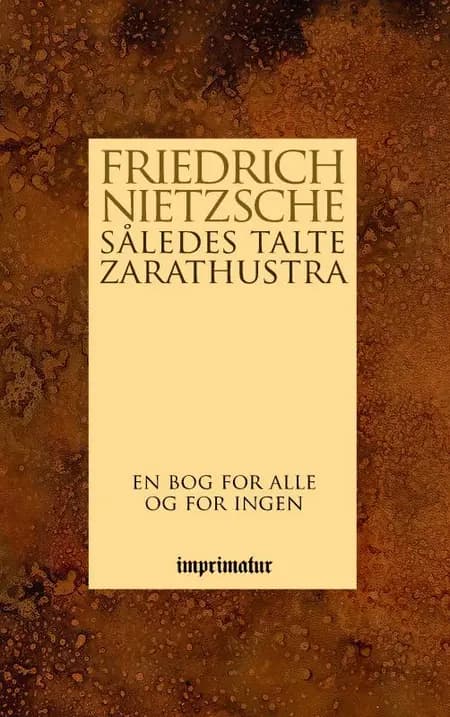Således talte Zarathustra af Friedrich Nietzsche