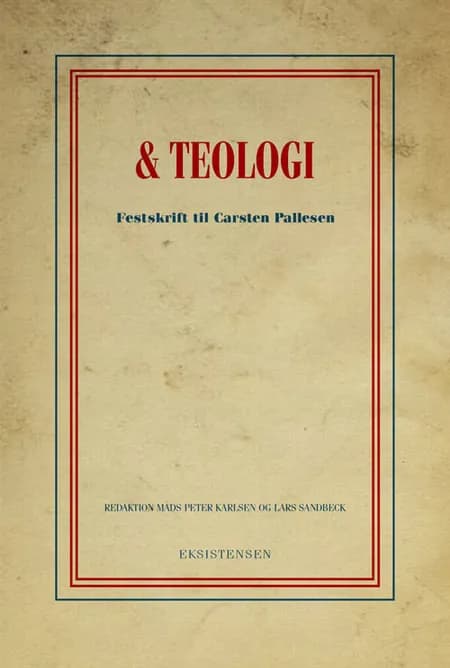 Og teologi af Lars Sandbeck
