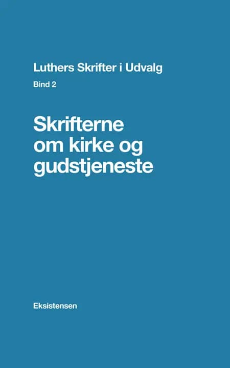 Skrifterne om kirke og gudstjeneste af Regin Prenter