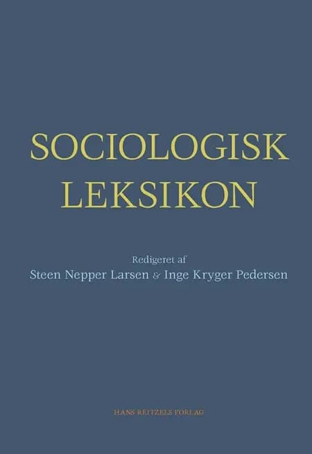 Sociologisk leksikon af Inge Kryger Pedersen
