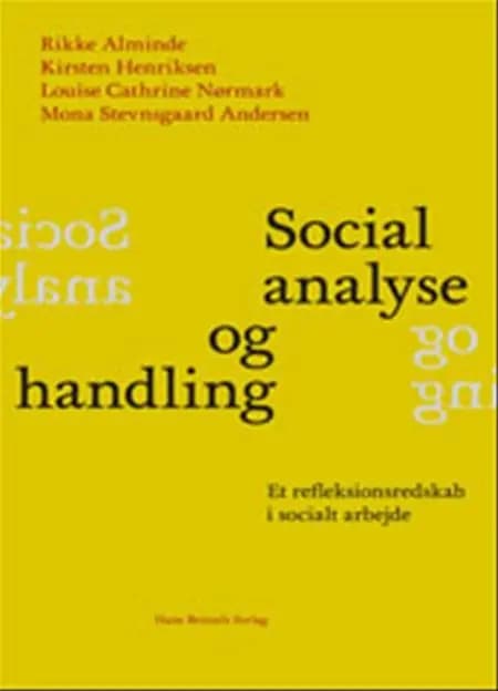 Social analyse og handling af Kirsten Henriksen
