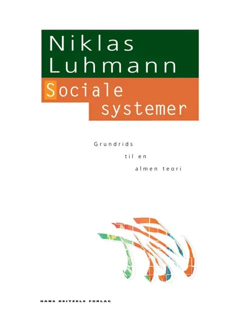 Sociale systemer af Niklas Luhmann