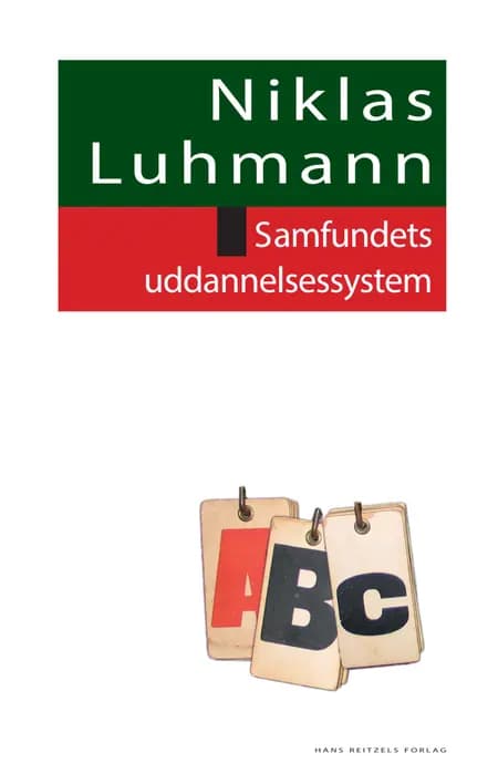 Samfundets uddannelsessystem af Niklas Luhmann